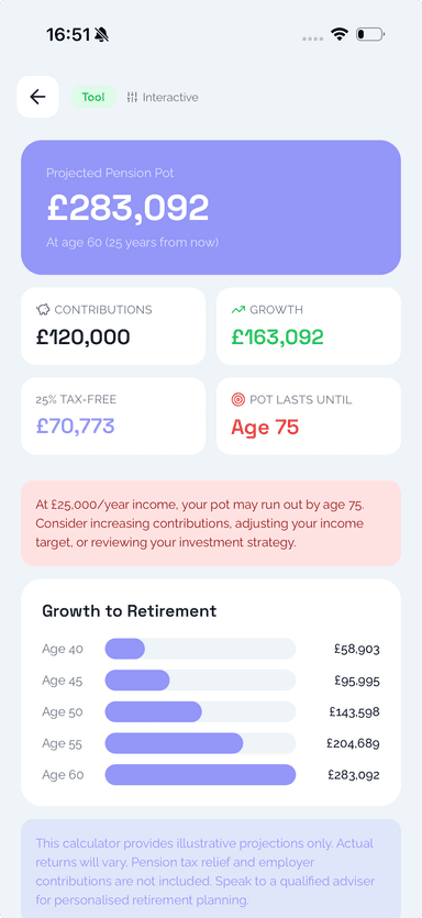 Retirement Tool